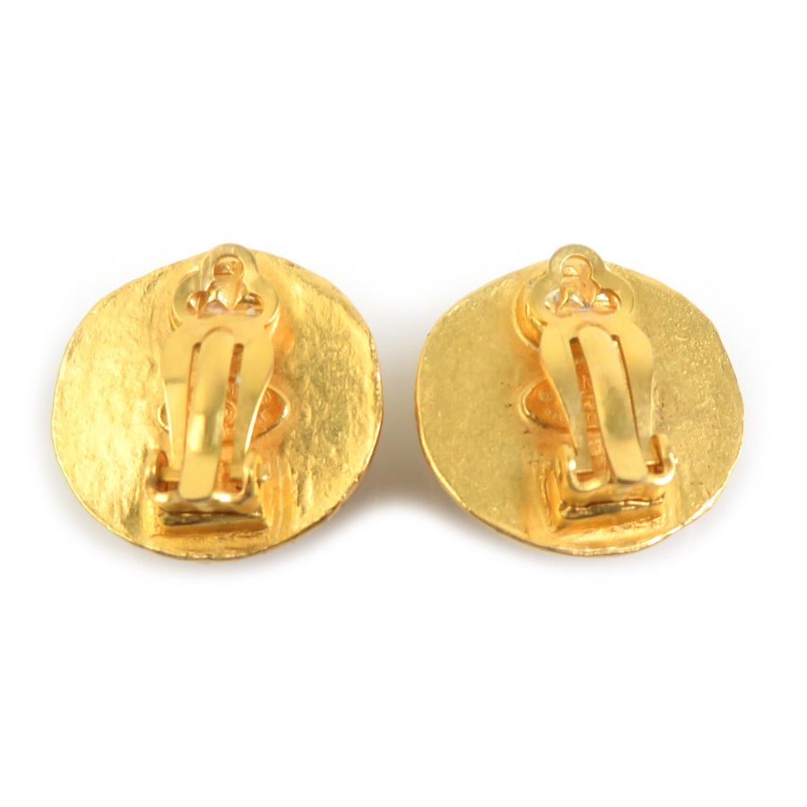 Chanel Earrings Vintee Gold — view 5