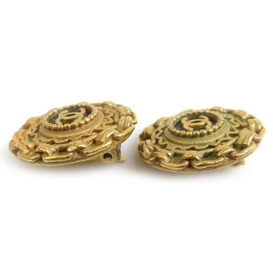 Chanel Earrings Gold — view 3