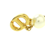 Dior CD Navy Clip Earrings — view 5