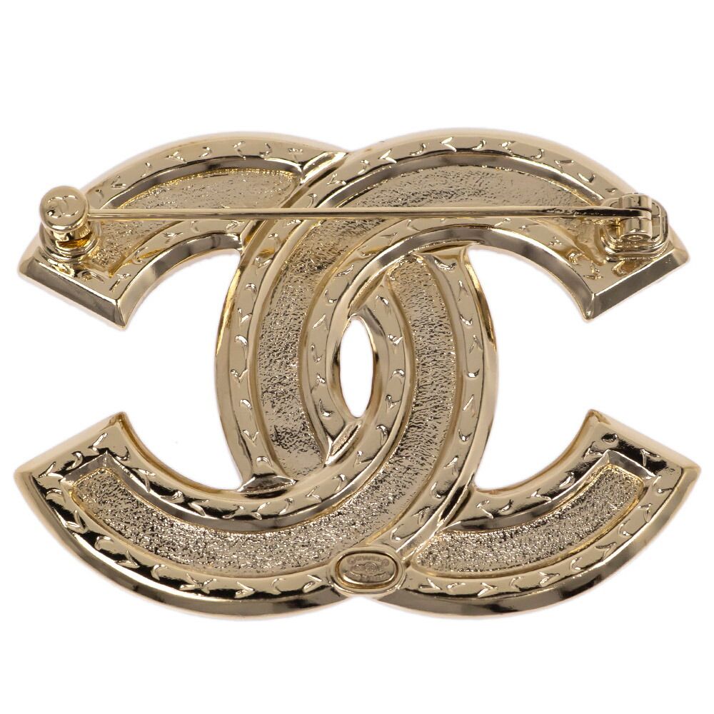 Chanel Cocomotiv Brooch C Cruises Collection Gold Rhinestone Coco Quilted — view 6