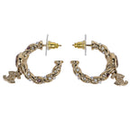 Chanel Earrings B Collection Gold Rhinestone Pearl Style Coco