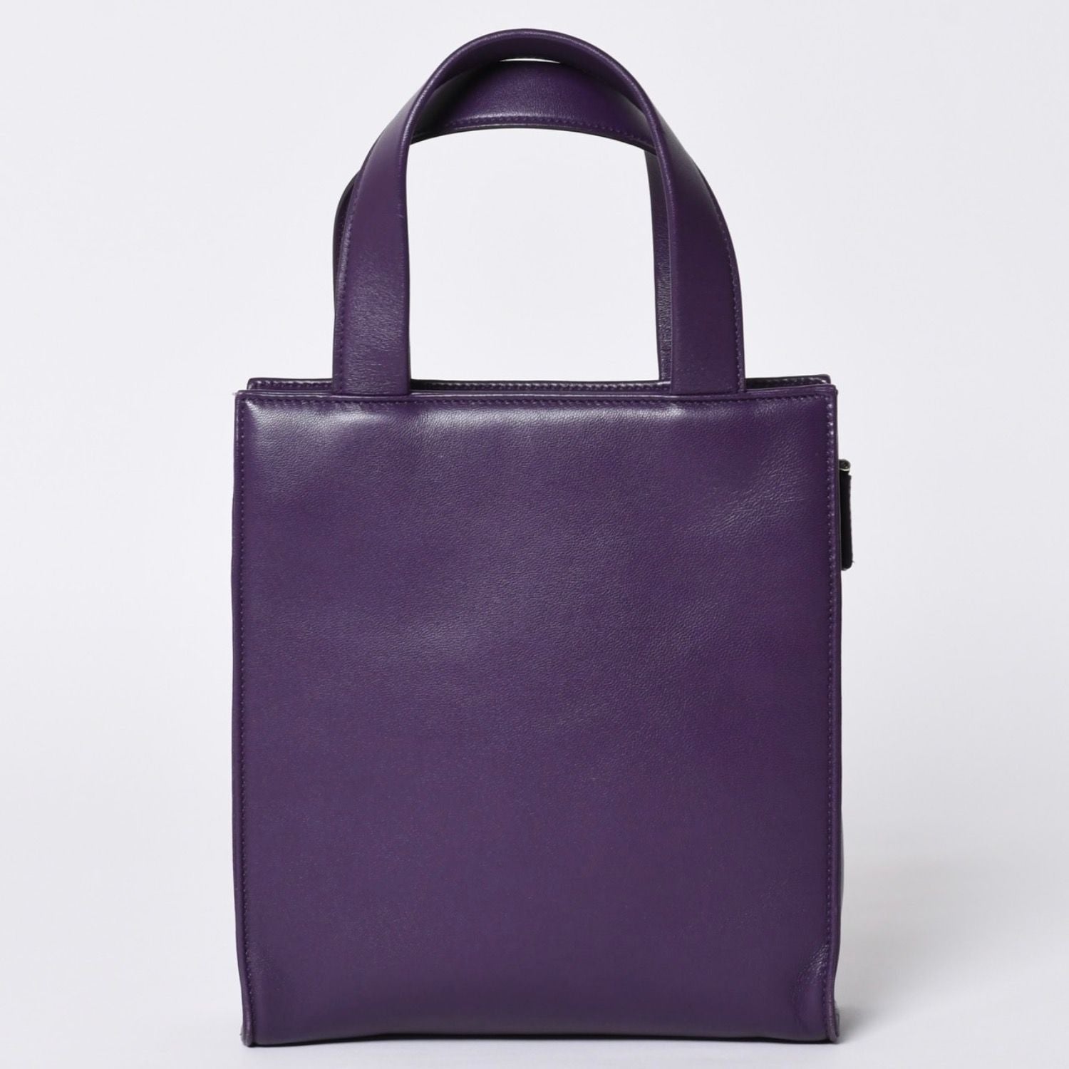 Prada 2-Way Bag Triangle Logo Nappa Leather Purple Raf Simons — view 3