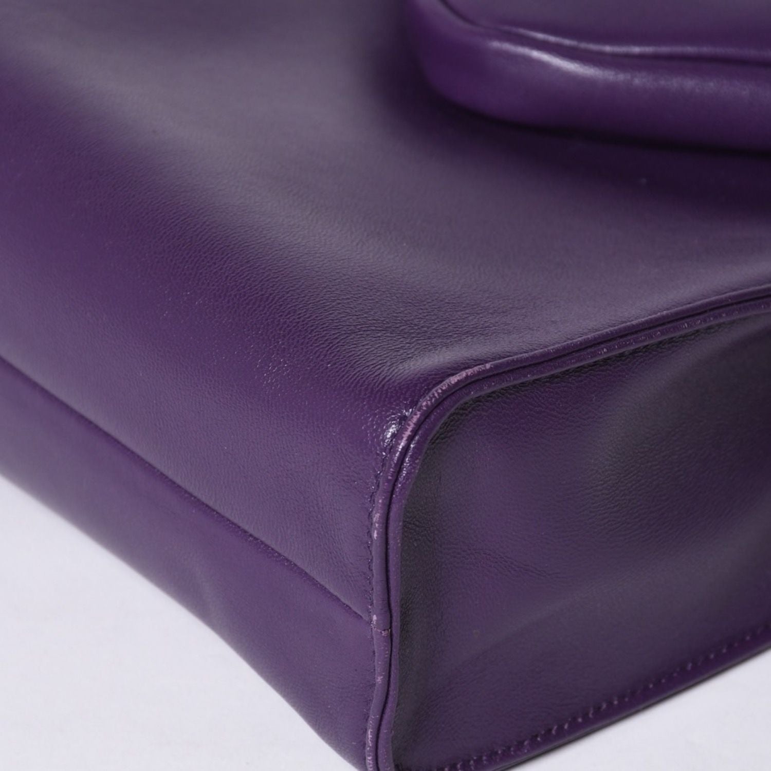 Prada 2-Way Bag Triangle Logo Nappa Leather Purple Raf Simons — view 8