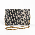 Dior Chain Wallet Saddle — view 3