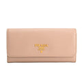 Prada Wallet Flap Wallets Beige