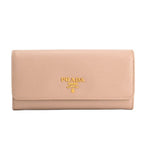 Prada Wallet Flap Wallets Beige