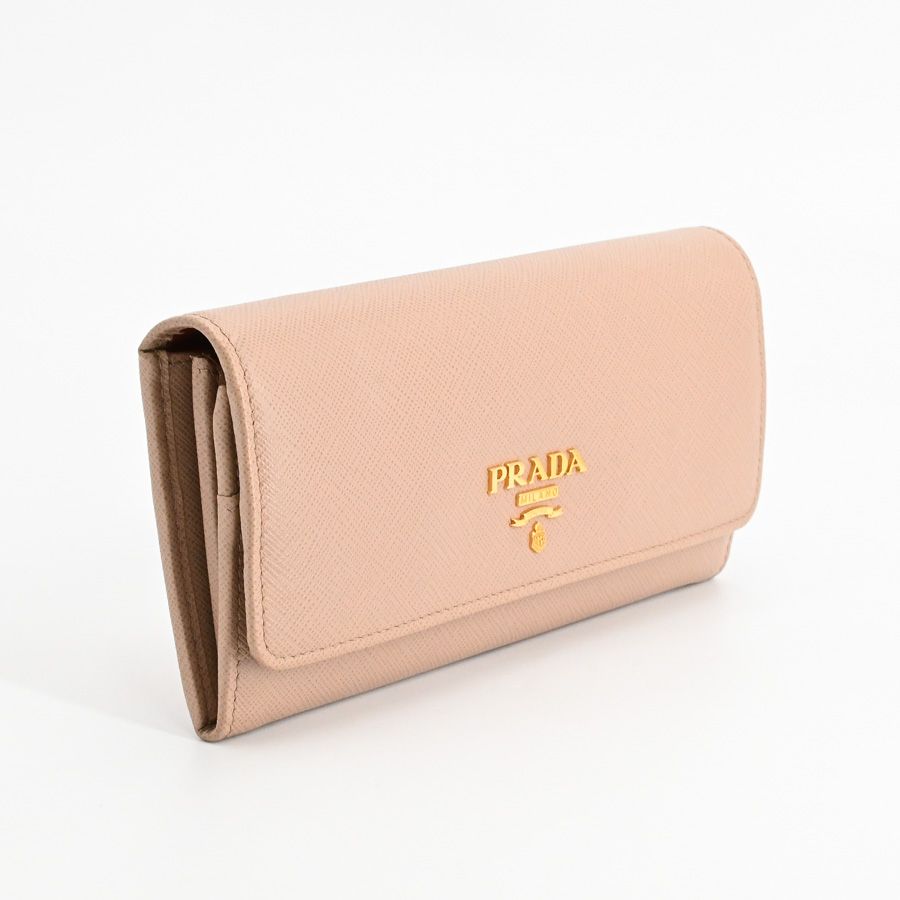 Prada Wallet Flap Wallets Beige — view 2