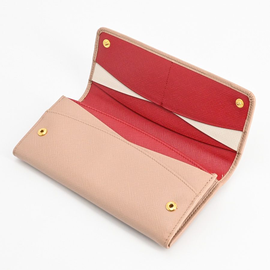 Prada Wallet Flap Wallets Beige — view 4