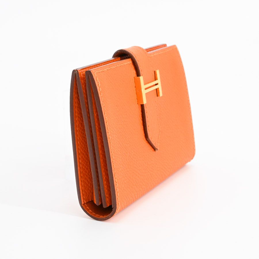 Hermes Card Case Card Holders Orange — view 2