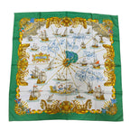 Hermes Carre 90 Voiles de Lumiere Sailing Ship of Light Scarf