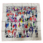 Hermes Carre 90 Paddock Scarf Silk