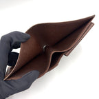 Louis Vuitton Portefeuille Marco Damier Ebene Brown Bifold Wallet — view 6