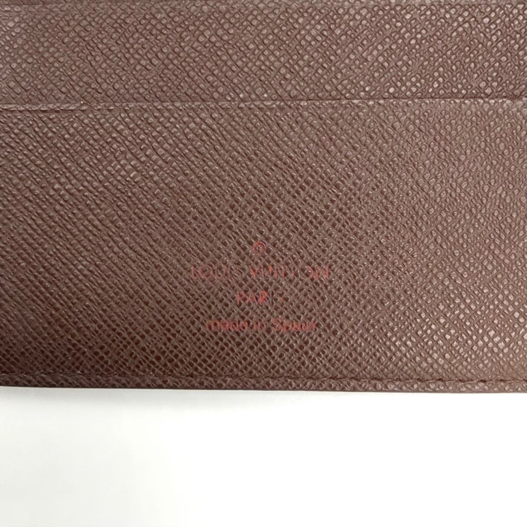 Louis Vuitton Portefeuille Marco Damier Ebene Brown Bifold Wallet — view 4