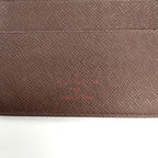Louis Vuitton Portefeuille Marco Damier Ebene Brown Bifold Wallet — view 4