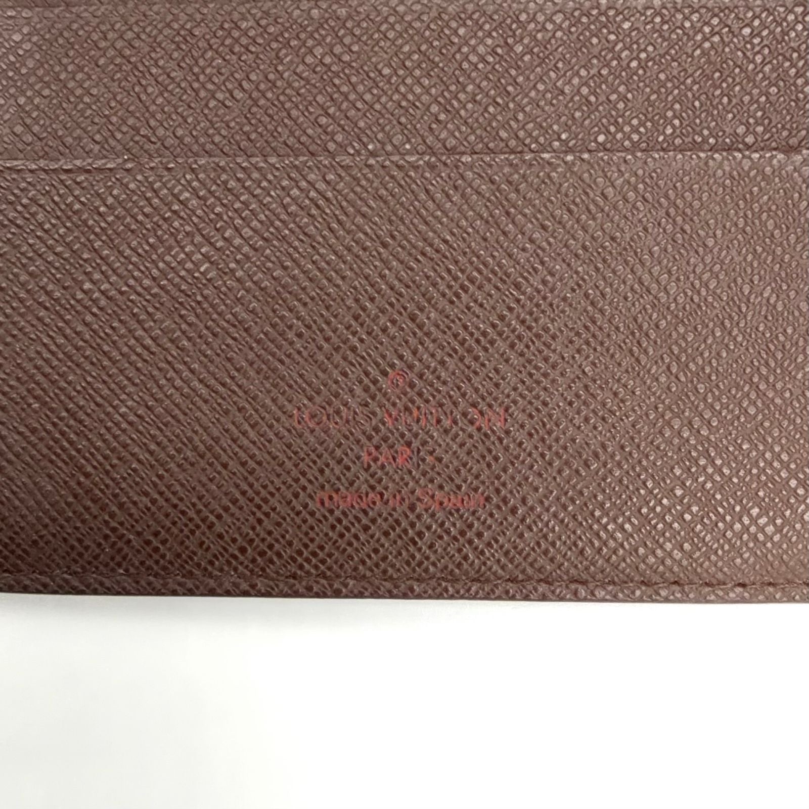 Louis Vuitton Portefeuille Marco Damier Ebene Brown Bifold Wallet — view 4