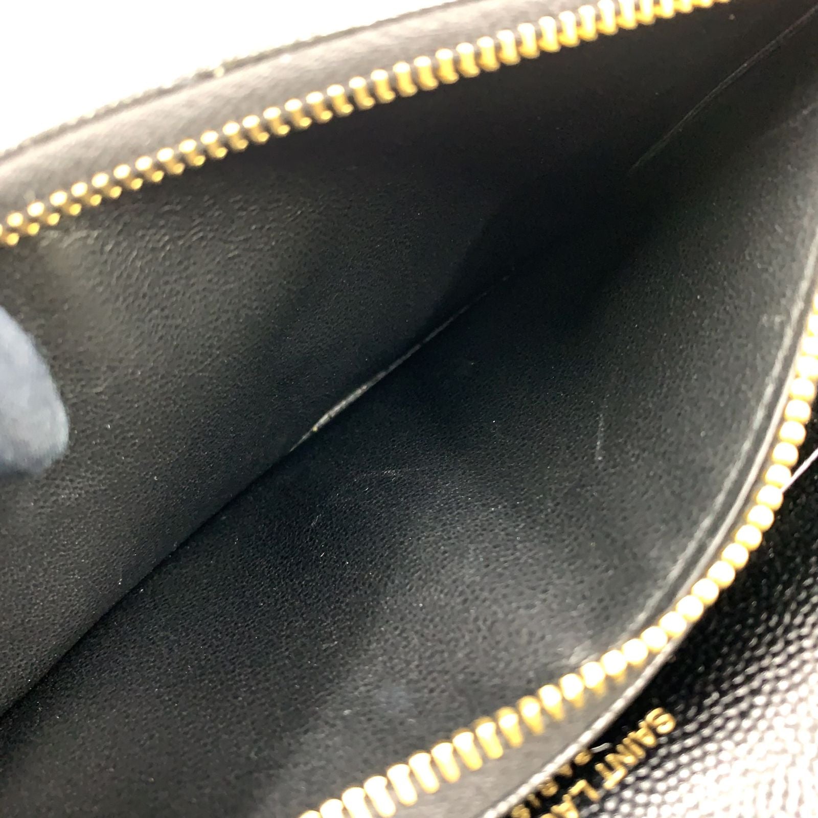 Saint Laurent Paris Cassandra Envelope Chain Wallet Leather Black Shoulder Bag — view 5