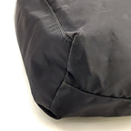 Prada Leather Nylon Black Tote Silver — view 8