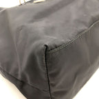 Prada Leather Nylon Black Tote Silver — view 9