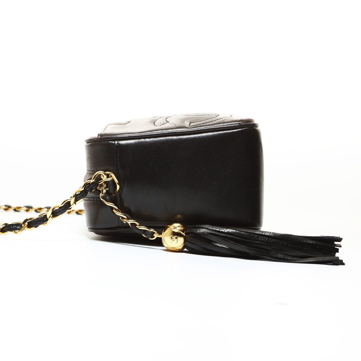Chanel Shoulder Bag Lambskin Triple Coco Fringe — view 3