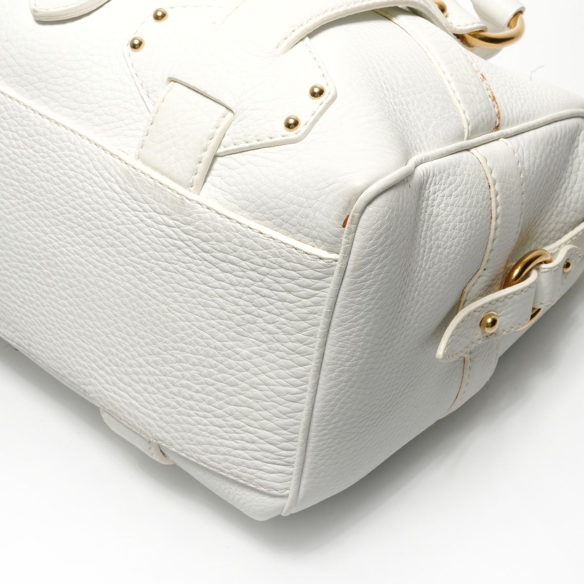 Celine Handbag Buckle Boston Leather — view 6