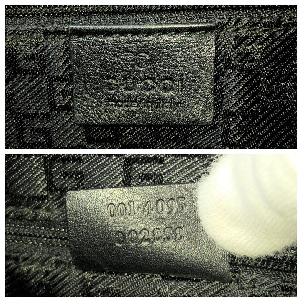 Gucci Bamboo Black Silver Leather 001 2-Way Shoulder Bag — view 4