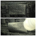 Gucci Bamboo Black Silver Leather 001 2-Way Shoulder Bag — view 4