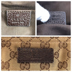 Gucci Sherry Line Beige Brown GG Canvas Tote Shoulder Bag — view 3