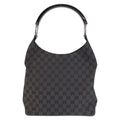Gucci Black GG Canvas Plastic 001 Hobo Shoulder Bag
