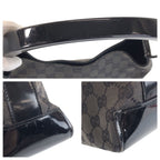 Gucci Black GG Canvas Plastic 001 Hobo Shoulder Bag — view 5