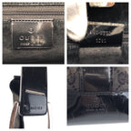 Gucci Black GG Canvas Plastic 001 Hobo Shoulder Bag — view 3