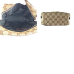Gucci Beige Brown GG Canvas Leather Shoulder Bag — view 9