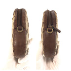 Gucci Brown Beige Gold GG Canvas Shoulder Bag Pochette — view 8