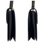 Dior Vintage Black Gold Leather Shoulder Bag — view 8