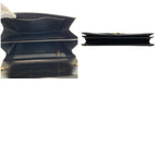Dior Vintage Black Gold Leather Shoulder Bag — view 9