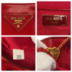 Prada Saffiano Red Gold Leather Tote — view 3