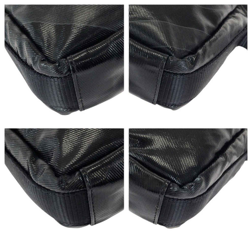 Chanel Sports Line CC Logo Black Silver Shoulder Bag Pochette — view 3