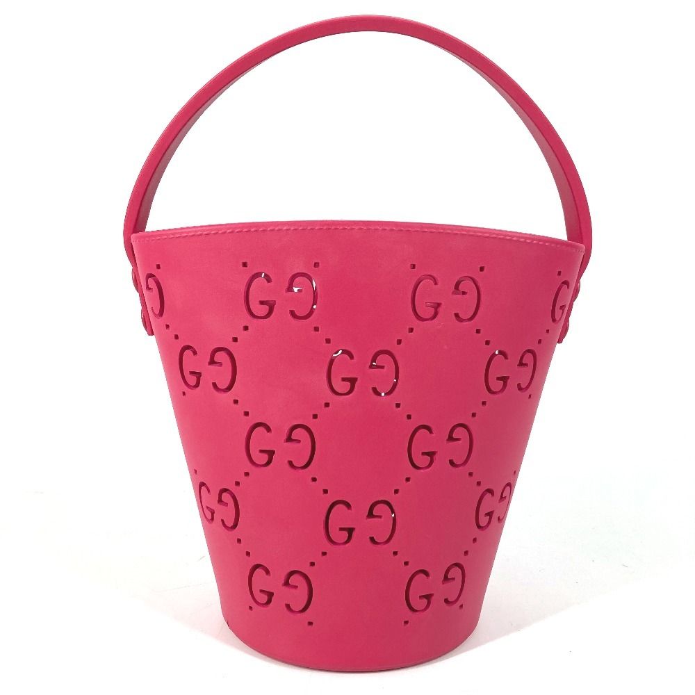 Gucci GG Logo Bucket Bag Lava Pink — view 2