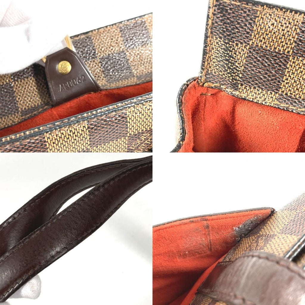 Louis Vuitton Shoulder Bag Parioli PM Damier Canvas Ebene Brown — view 9