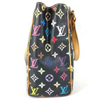 Louis Vuitton Shoulder Bag Aurelia MM Monogram Multicolor Canvas Noir Black — view 4