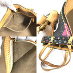 Louis Vuitton Shoulder Bag Aurelia MM Monogram Multicolor Canvas Noir Black — view 9
