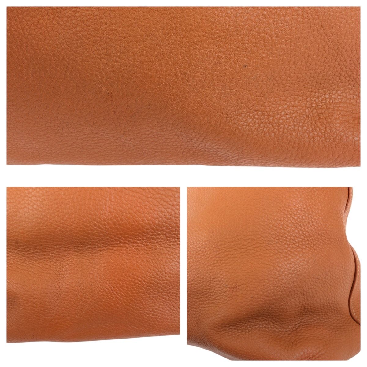 Prada Vitello Dyno 2-Way Brown Camel Gold Leather Tote Shoulder Bag — view 5