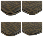 Fendi Zucca Brown Gold Shoulder Bag Pochette — view 4