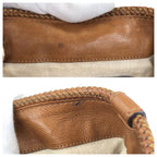 Gucci Marrakech Tassel Brown Gold Leather Tote — view 6