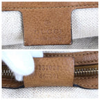Gucci Marrakech Tassel Brown Gold Leather Tote — view 4