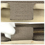 Gucci Soho Interlocking Tassel Gray Gold Leather Shoulder Bag — view 4