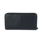 Chanel Chez Blanc Stitch CC Logo Black Gunmetal Lambskin Wallet Zip Around — view 2