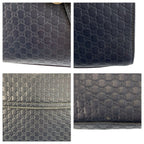 Gucci Micro Guccissima Emily Horsebit Navy Gold Chain Shoulder Bag — view 5