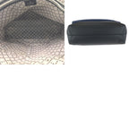 Gucci Cosmopolis 2-Way Navy Black Silver Leather Shoulder Bag — view 9