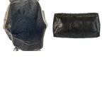 Gucci GG Supreme Black Leather Tote Boston Bag — view 9