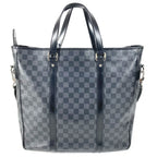 Louis Vuitton Shoulder Bag Tadao Damier Graphite Canvas Black — view 2